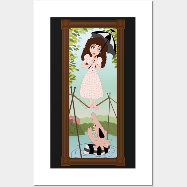 Haunted Portrait - Tightrope Wall Art by Heyday Threads